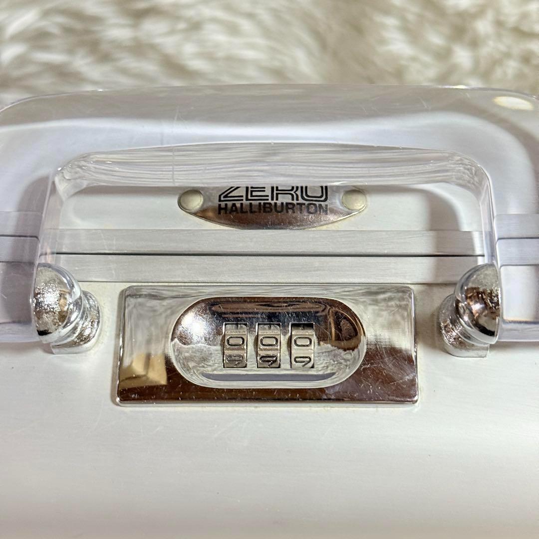 未使用級✨ゼロハリバートン　アタッシュケース　クリアハンドル　アルミ