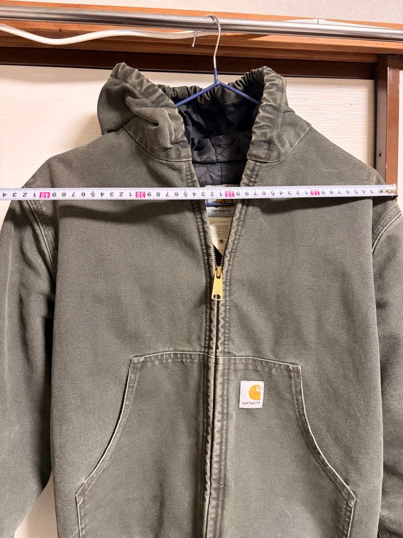 Carhartt フード付きジャケット オリーブグリーンXS