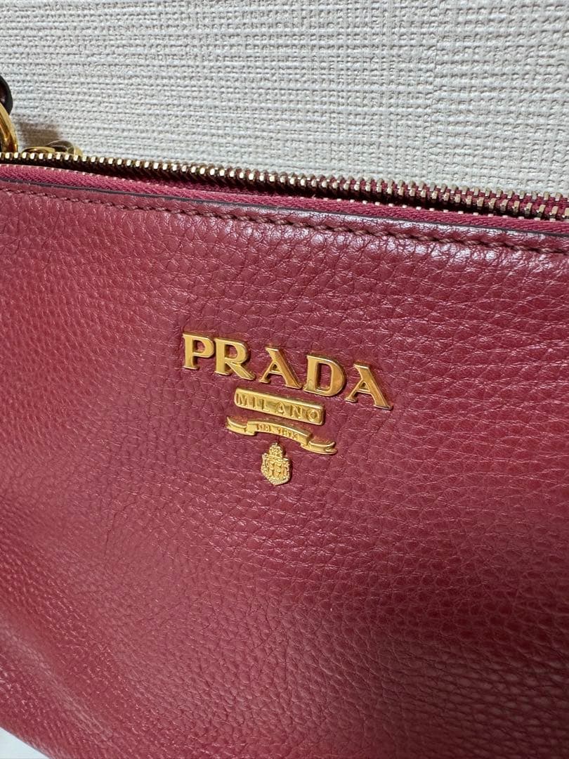 美品‼️PRADA プラダ ショルダーバッグ ヴィッテロ ギャランティーカード付き