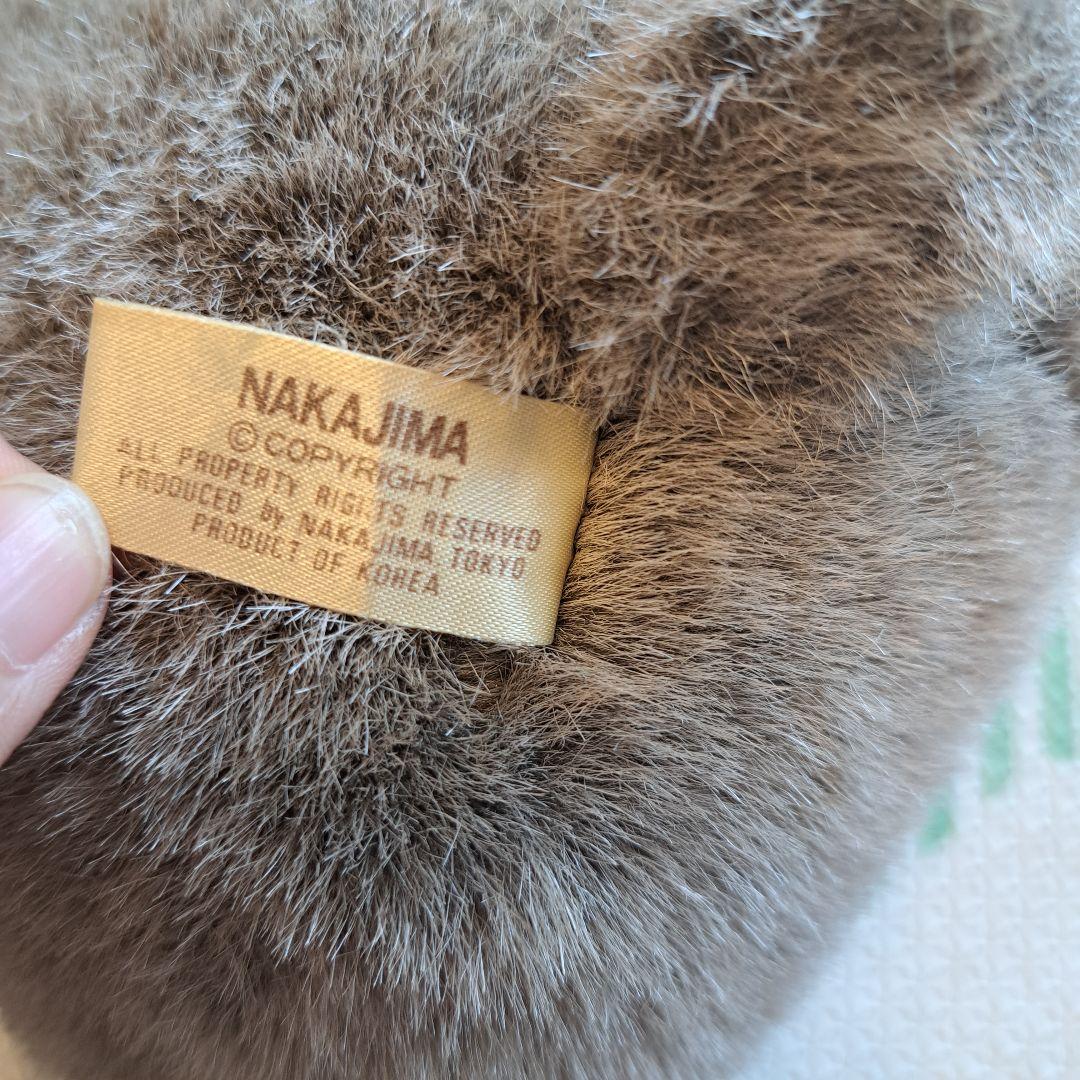 HEART&HEART もぐらのぬいぐるみ メガネ　とうもろこし　ナカジマ