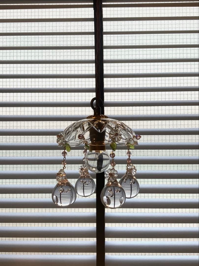 ミニシャンデリア（雫）1920年フランスアンティークランプシェード