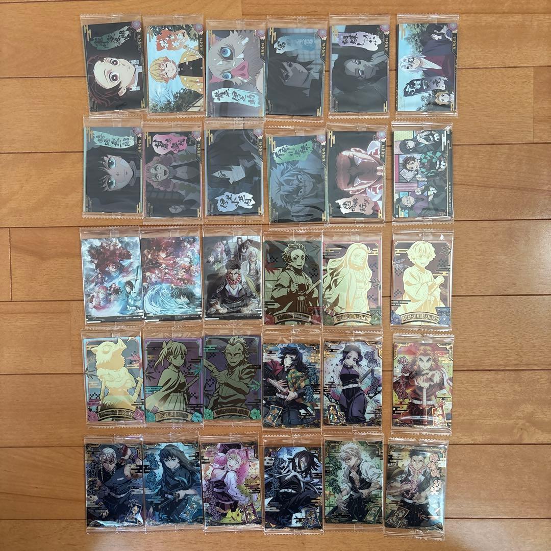 【旧弾フルコンプ】鬼滅の刃　ウエハースカード　1から9弾　柱スーパーレア　SR