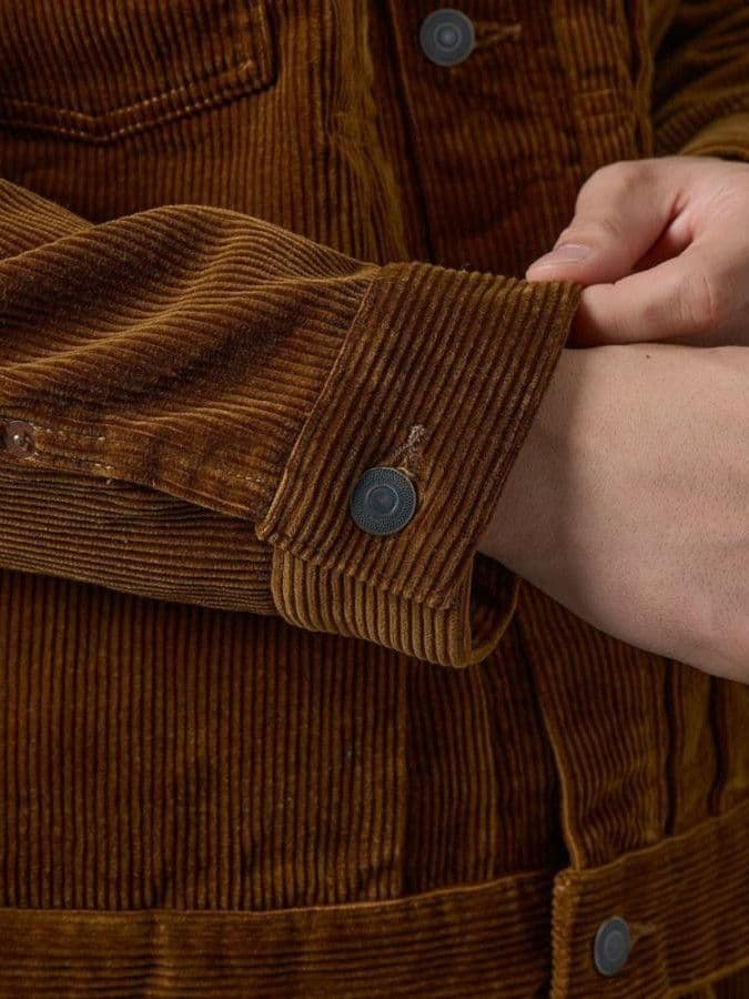 桃太郎ジーンズ 太畝 コーデュロイ 三子撚り 2nd ジャケット Mサイズ