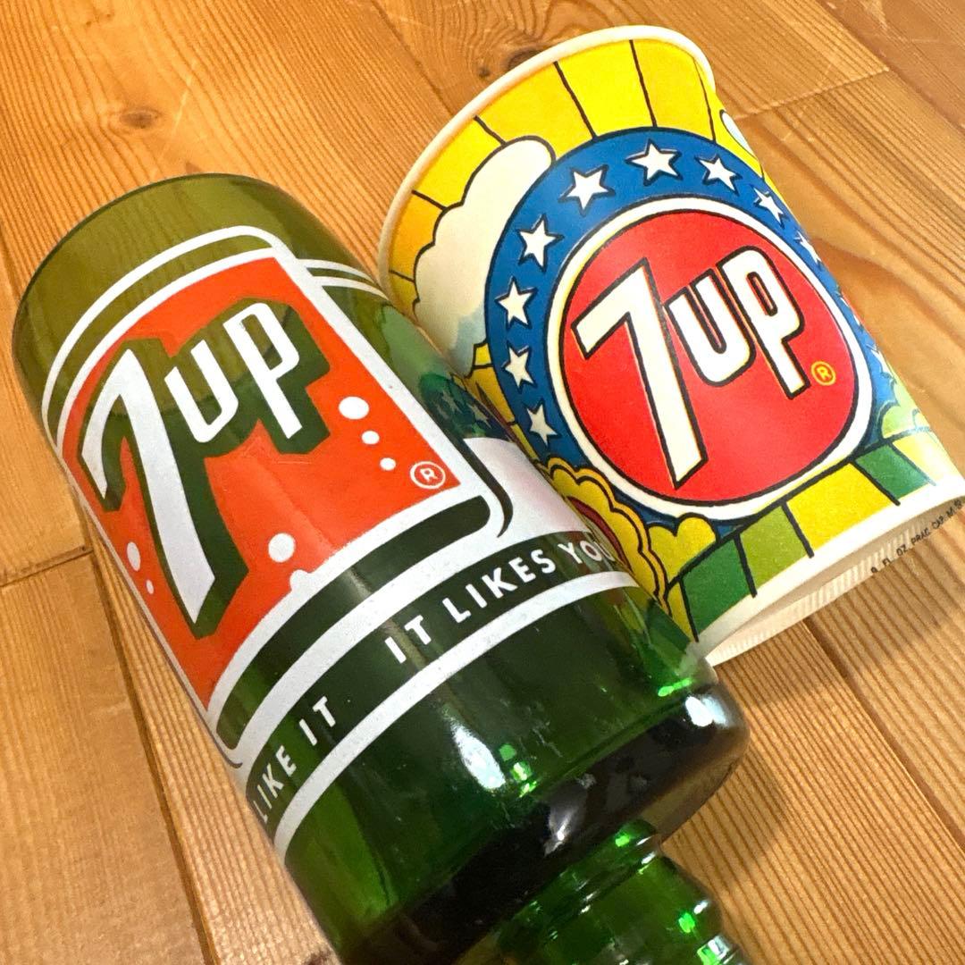 レア！ 60年代 セブンアップ ボトルグラス ピーターマックス 紙コップ