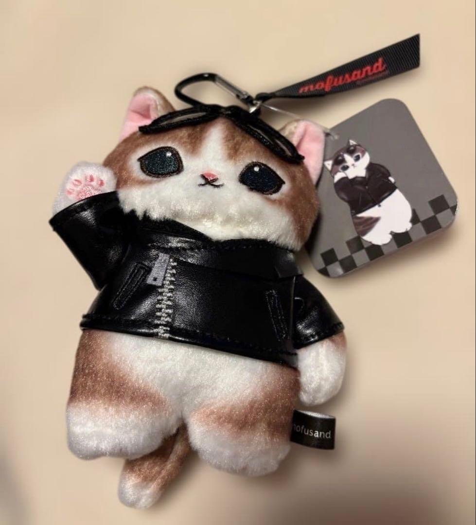 モフサンド　mofusand ダイナー マスコット 革ジャンにゃん