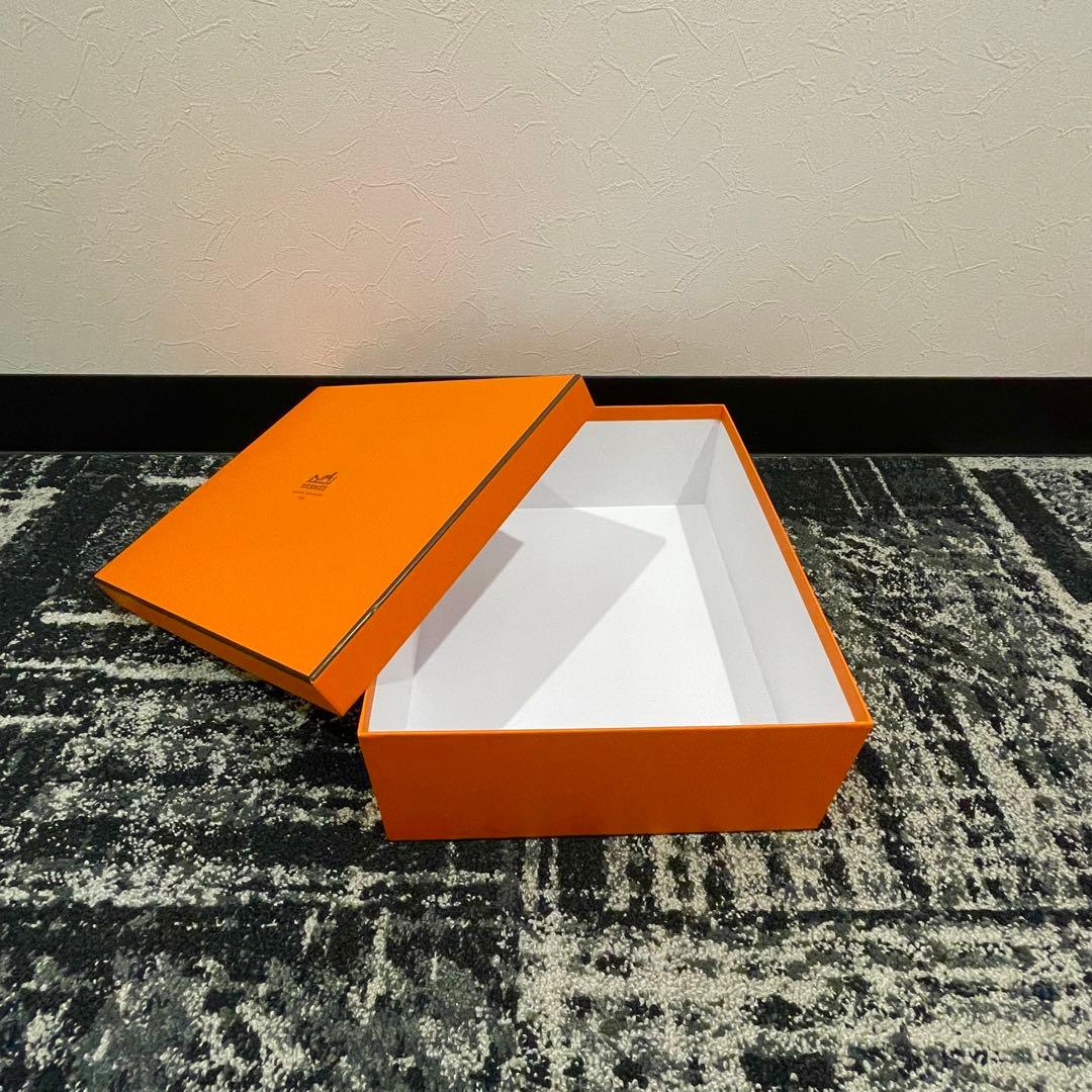 36 美品 HERMES エルメス ケリー25用 オレンジ 空箱 長方形 - メルカリ