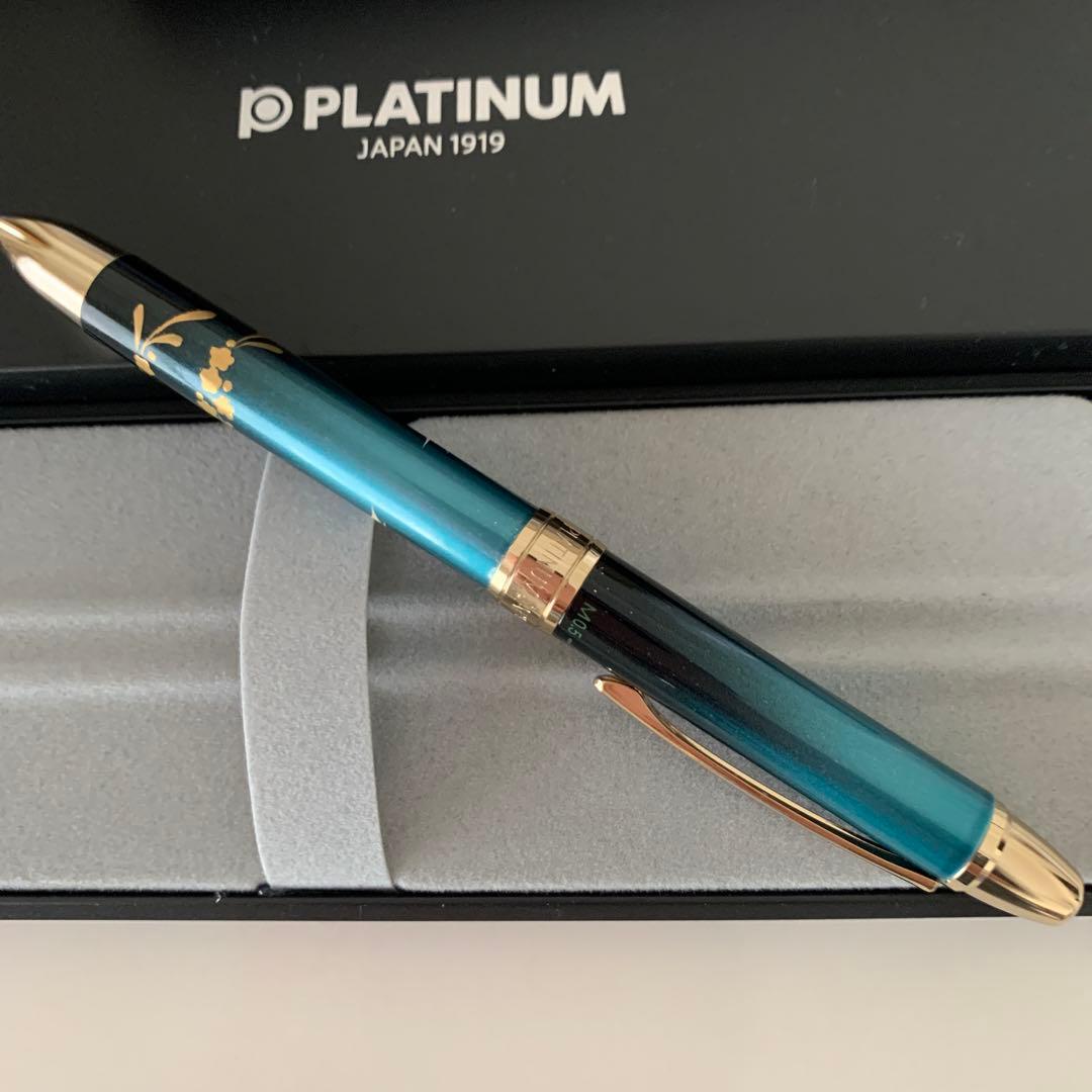 羽生結弦衣装モチーフプラチナボールペン玉虫塗り