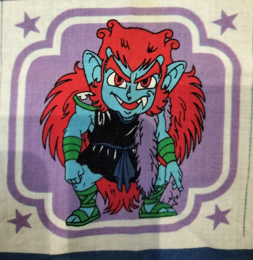 希少　激レア　ビックリマン　キャラクタータオル 　ハンカチ　コレクター　アニメ