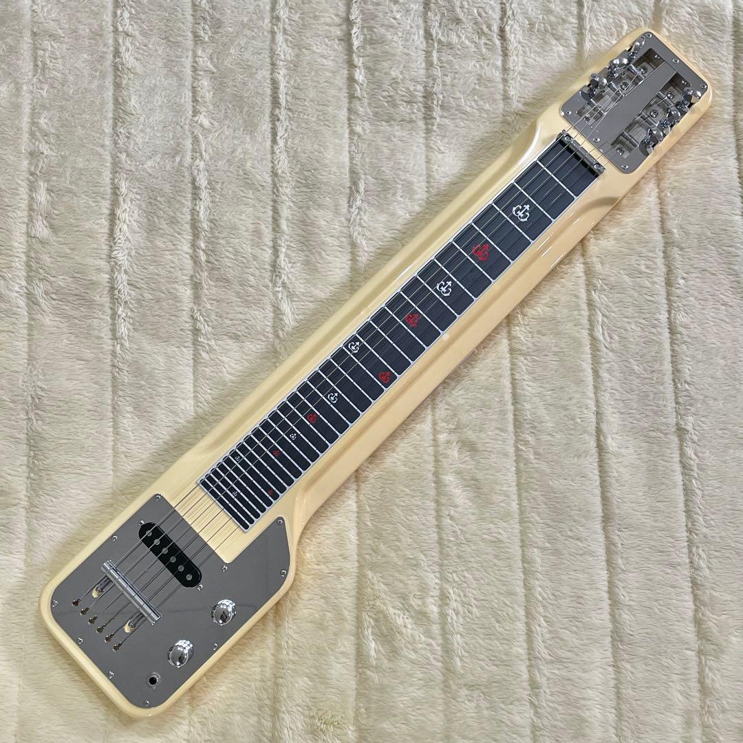 Guyatone スチールギター 6弦 スタンド・ピック・スライドバー付