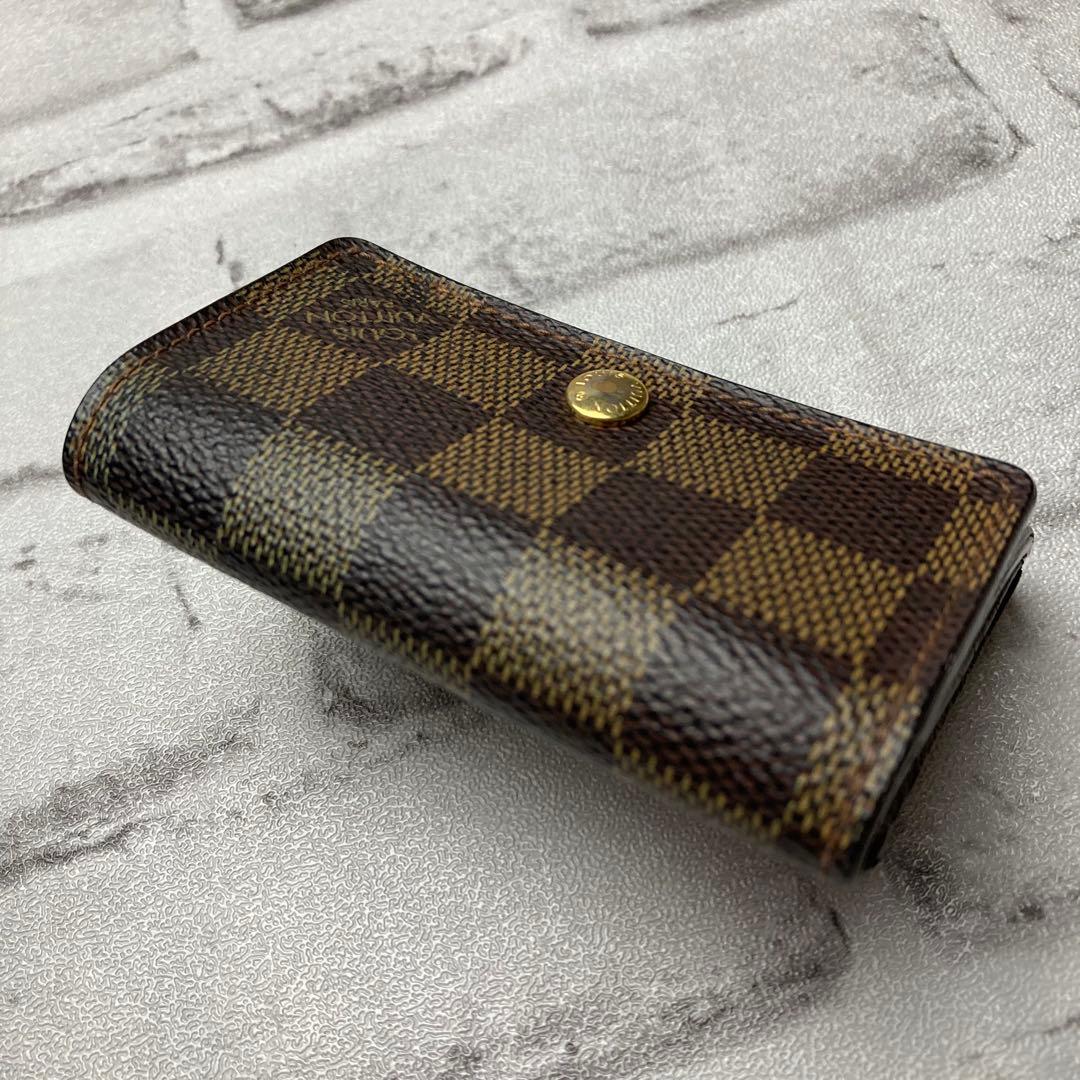 ルイヴィトン☆ケース　ダミエ　ポルトモネプラ　エベヌ　N61930