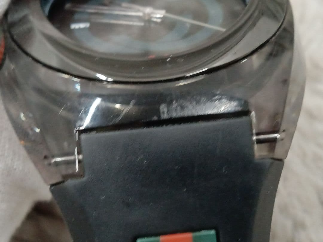 [美品]GUCCI SYNC（シンク）ユニセックス 腕時計 YA137107A
