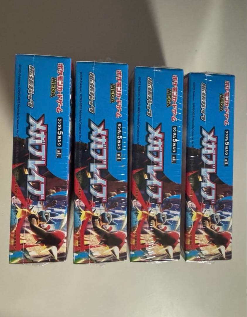 ポケモンカード メガシンフォニア4BOX メガブレイブ4BOX 計8BOXの通販