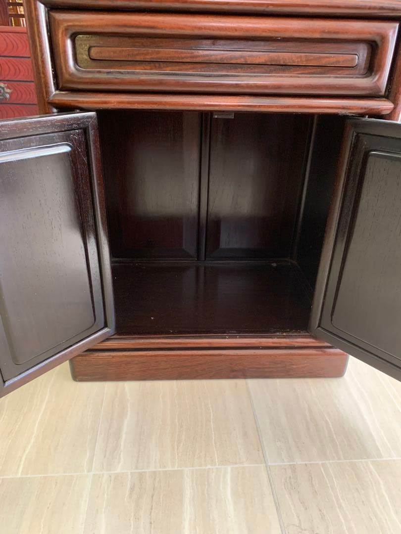 唐木茶箪笥 アンティーク 収納家具 茶箪笥