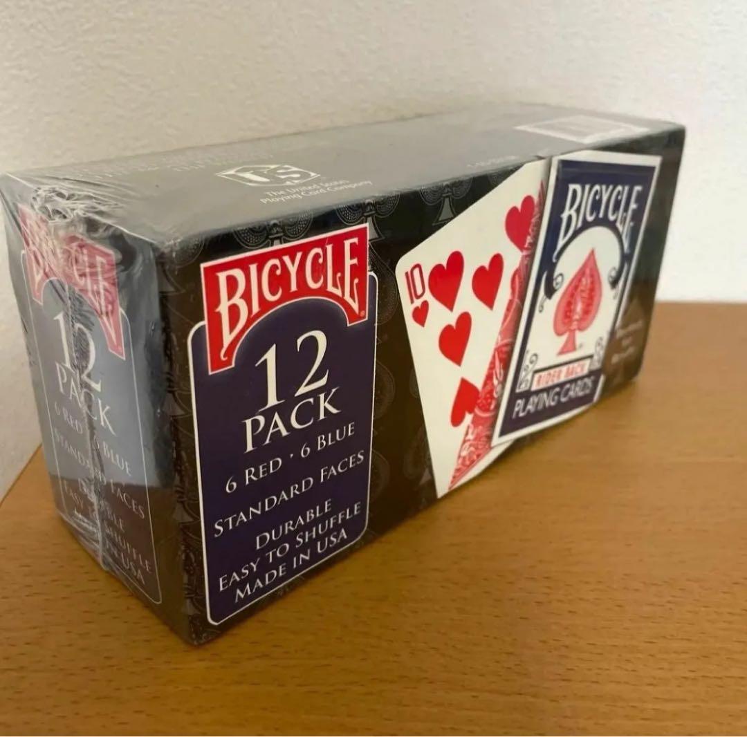 バイスクル トランプ ライダーバック 青赤 12個パック - SARAMILLER.STUDIO
