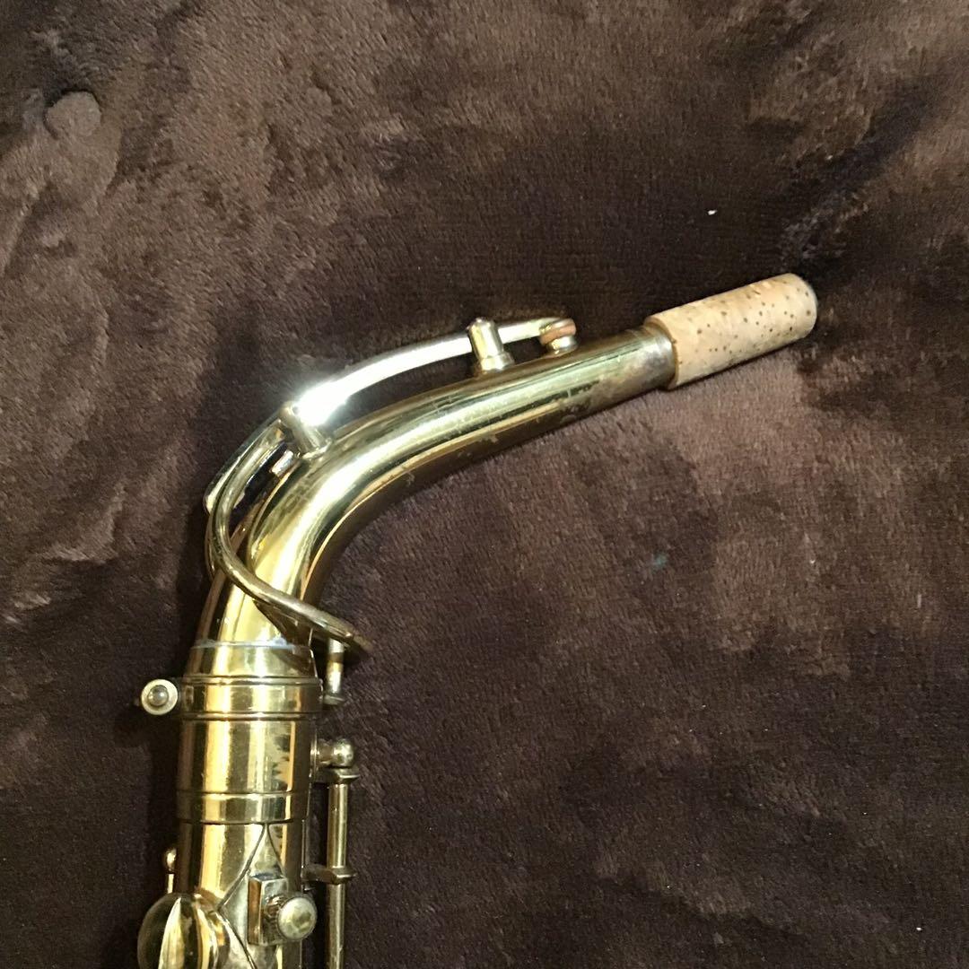 e)美品 全音域音出し確認済 ビンテージ アルトサックス　セルマーケース付き