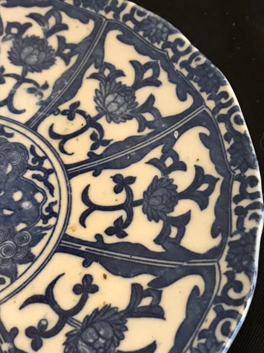 洒落た印判手のお皿５枚　和にも洋にも