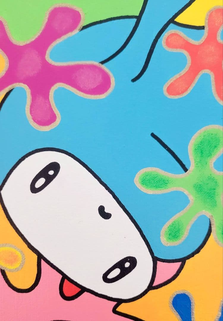 ☆鈴木哲也☆S4(333×333mm) アクリル原画1点物☆送料無料#