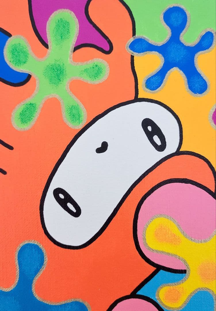 ☆鈴木哲也☆S4(333×333mm) アクリル原画1点物☆送料無料#