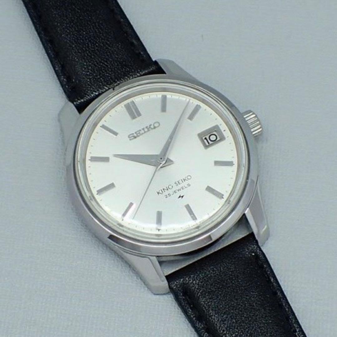 【稼働品OH済】キングセイコー4402-8000後期型ハック機能メンズ手巻き時計