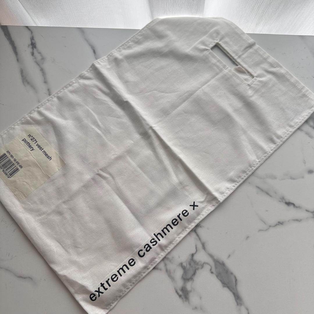 【極美品】Extreme Cashmere　ショルダーバッグ　オレンジ　カシミヤ