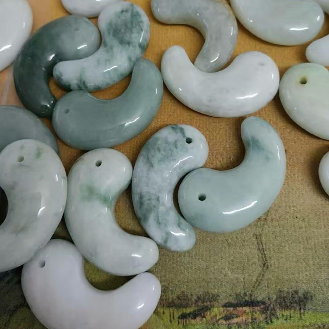 オーダー品】勾玉2種類 青瑪瑙と翡翠