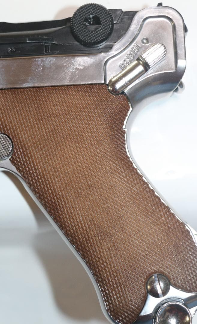 MGC製ABS樹脂モデルガン ルガー P－08フレームシルバー SPG合法品 MGC製