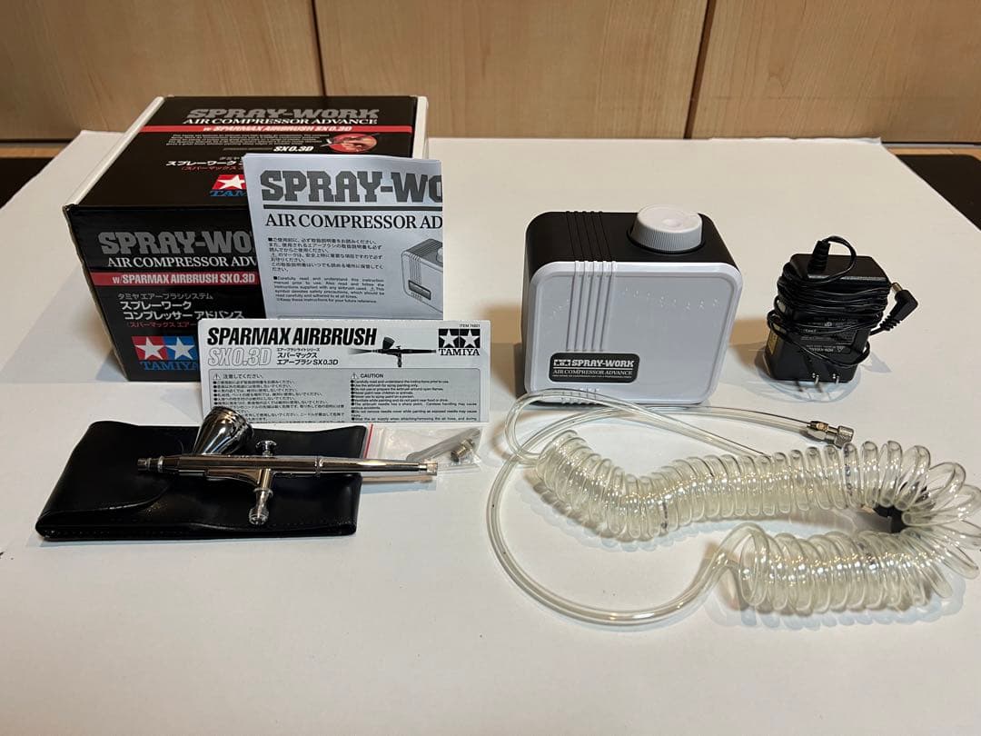 タミヤエアーブラシシステム スプレーワーク コンプレッサーアドバンス