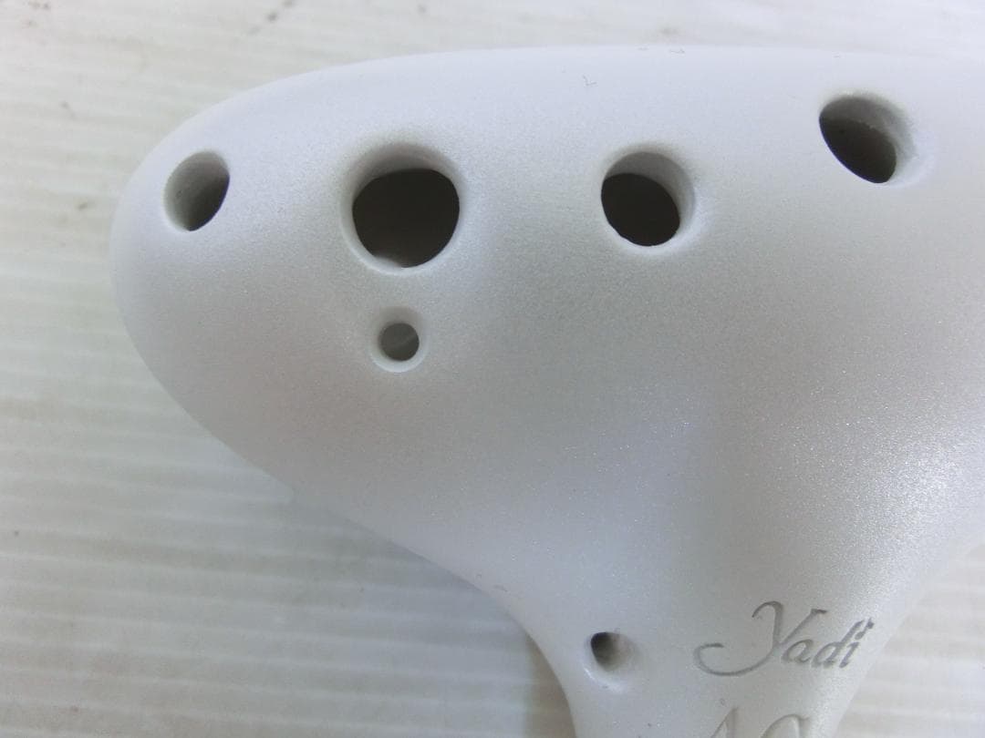 M938★Yadí AC★オカリナ★専用ケース付き★白★ホワイト