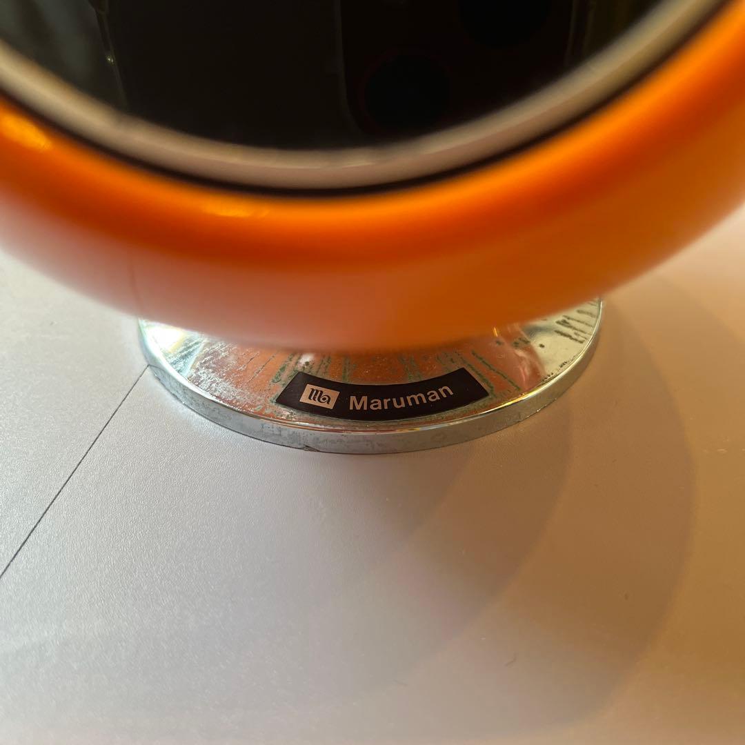 Maruman 置時計 EM-700 オレンジ ミッドセンチュリー