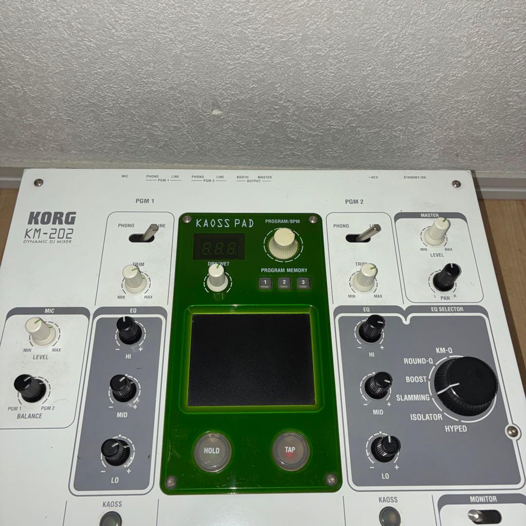 希少動作品！ KORG KM202 DJミキサー KAOSS PAD