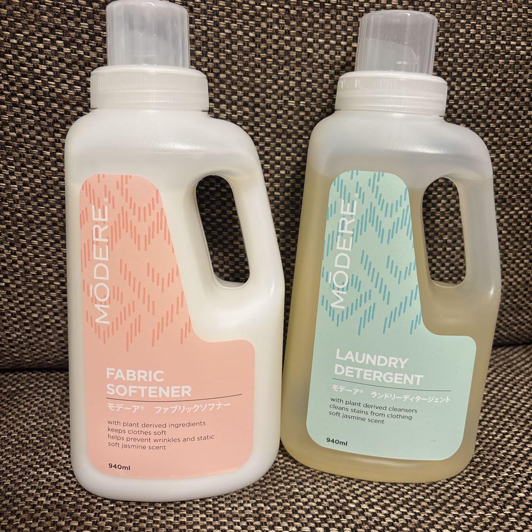 MODERE モデーア洗濯洗剤、柔軟剤 、ディッシュウォッシュ3点セット