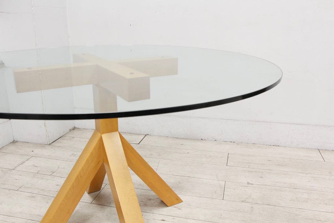 【美品】Cassina ixc. VENTO ラウンド ダイニングテーブル