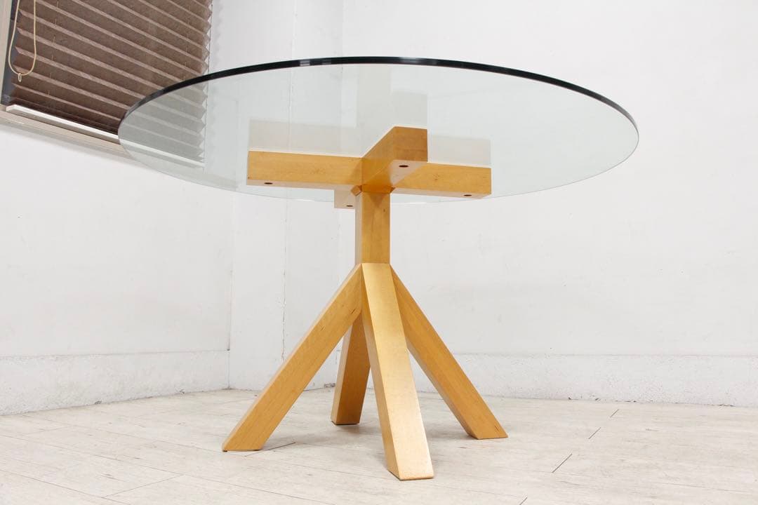 【美品】Cassina ixc. VENTO ラウンド ダイニングテーブル