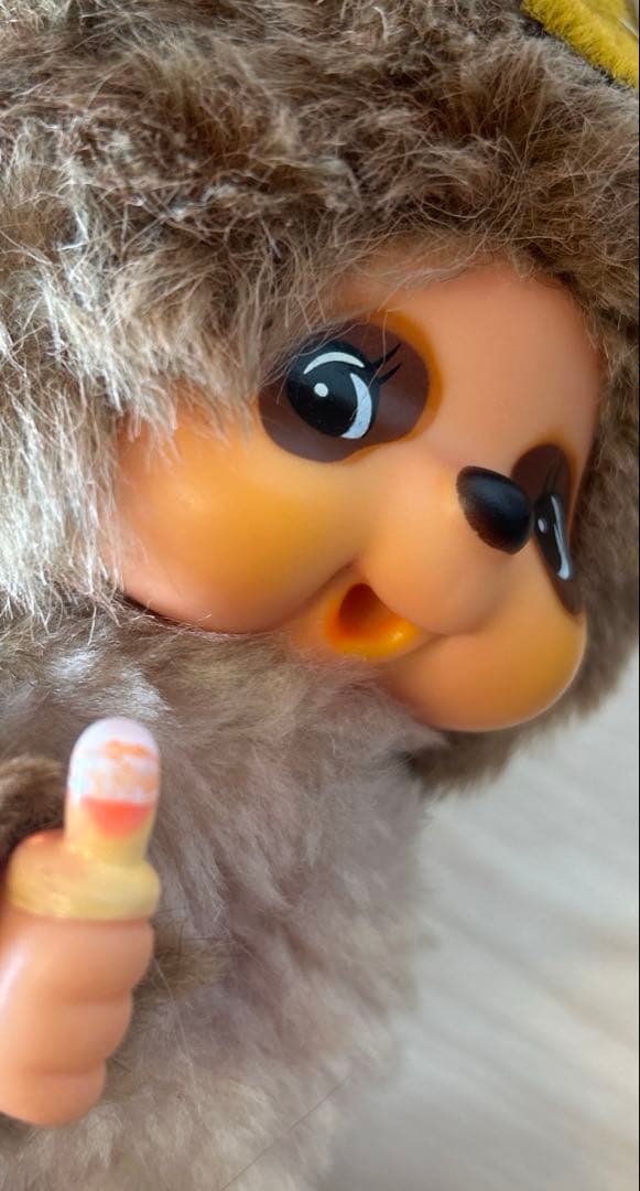 昭和レトロ　モンチッチ　タヌタヌ　セキグチ　レインボー