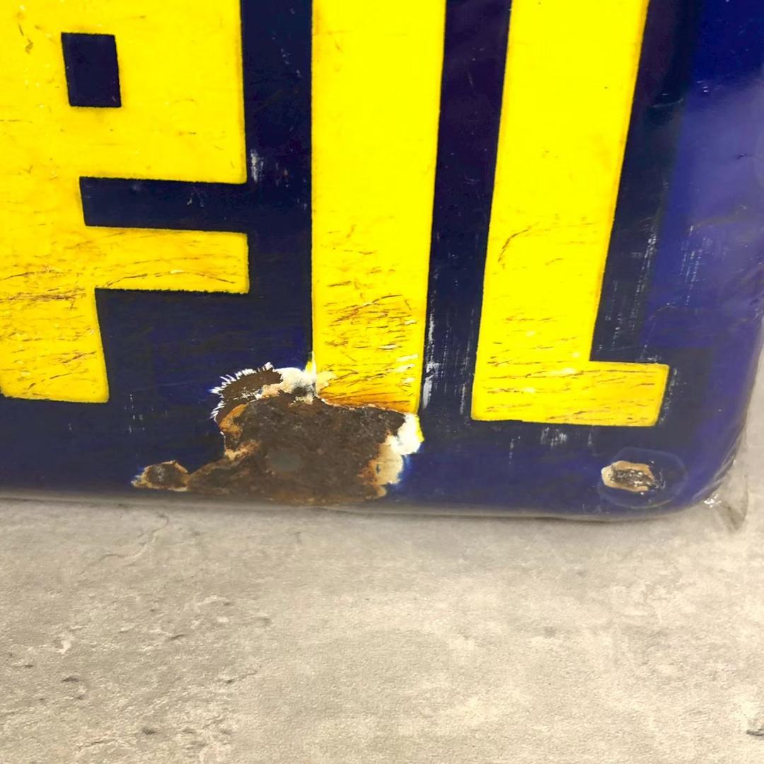 昭和レトロ 当時物 レア 金駒ゴム靴 岩手 金ケ崎 琺瑯 ホーロー看板