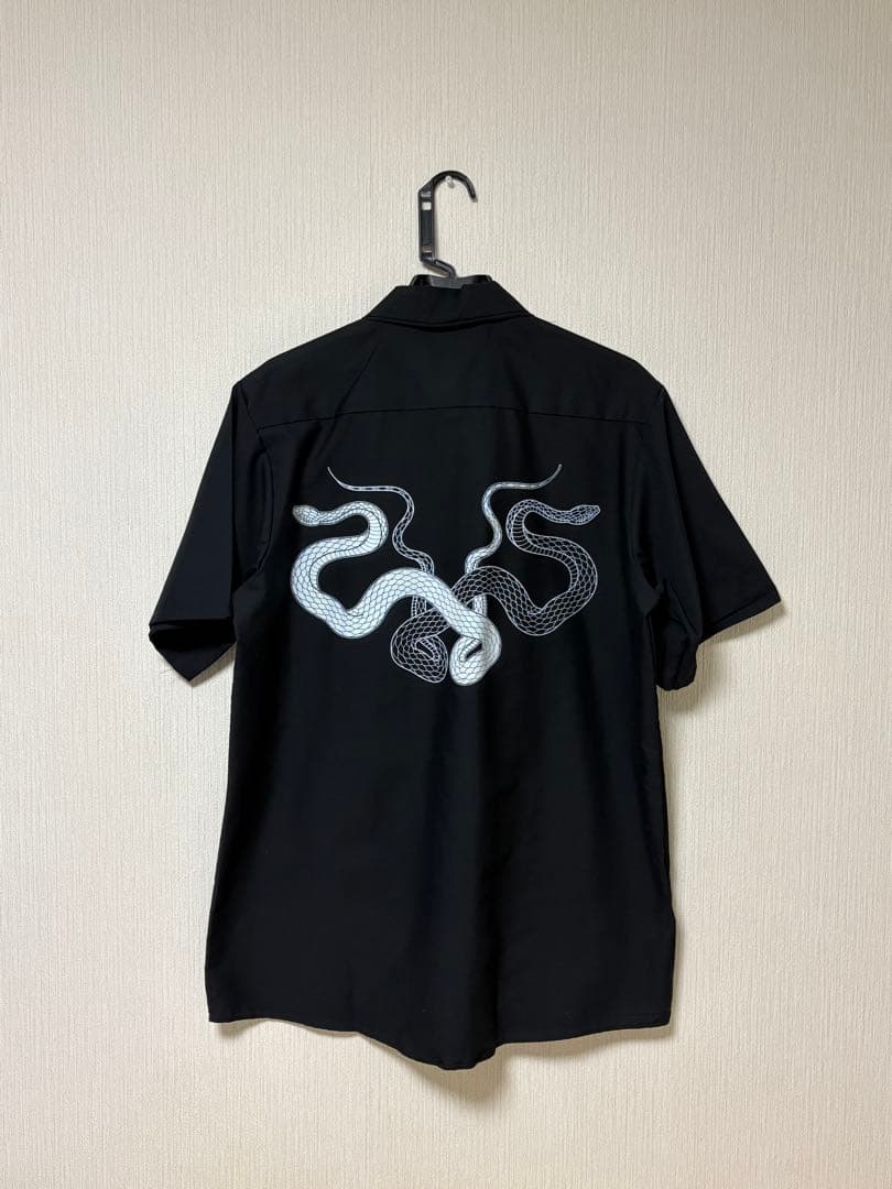 knosis ワークシャツ ブラック Lsize knosisワークシャツ 黒 Mサイズ