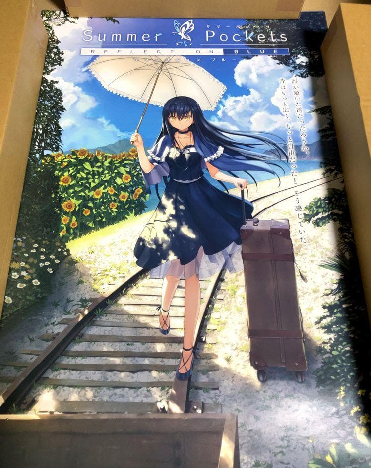 9枚 公式ポスター Summer Pockets REFLECTION BLUE