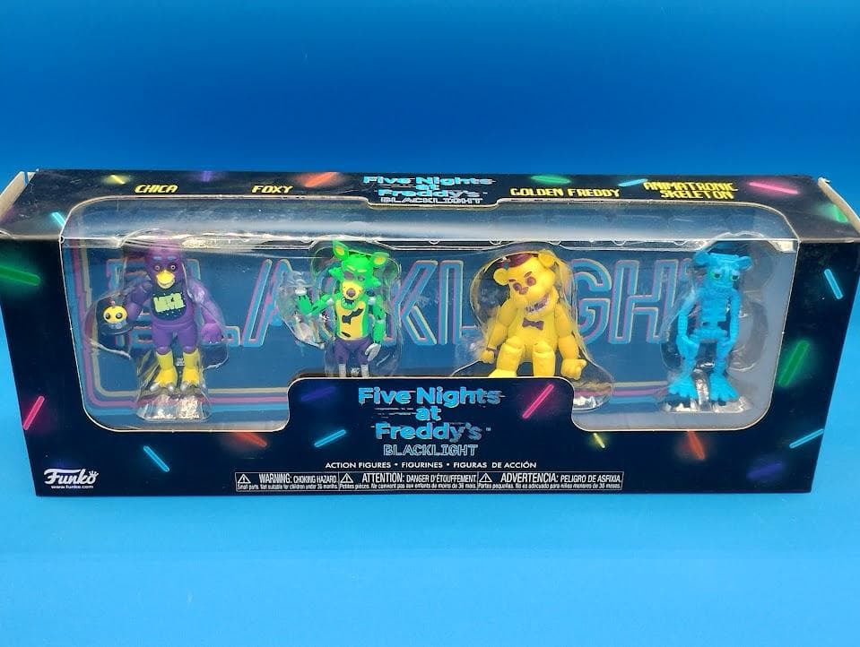 正規品 FNAF ブラックライト ミニフィギュア 8体セット ファンコ