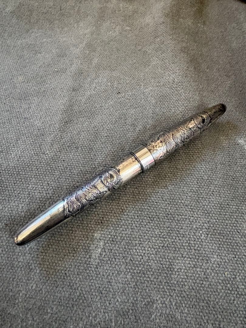 PILOT 18金 万年筆 Silver Dragonパイロット 龍 昇龍