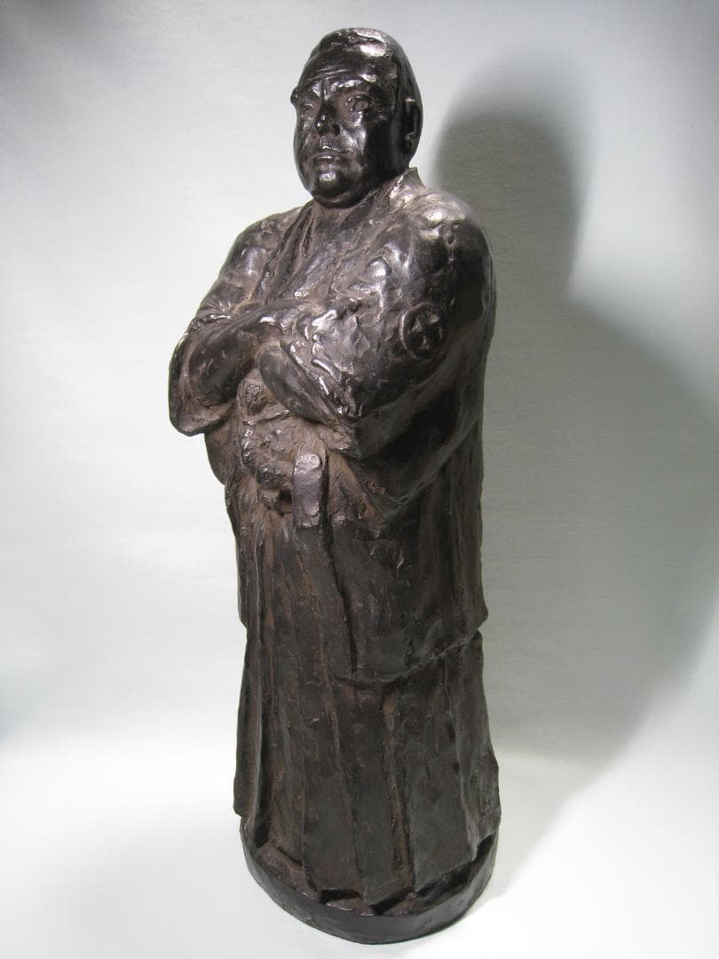 【西郷隆盛像】古賀忠雄　　ブロンズ像　　高さ約55㎝