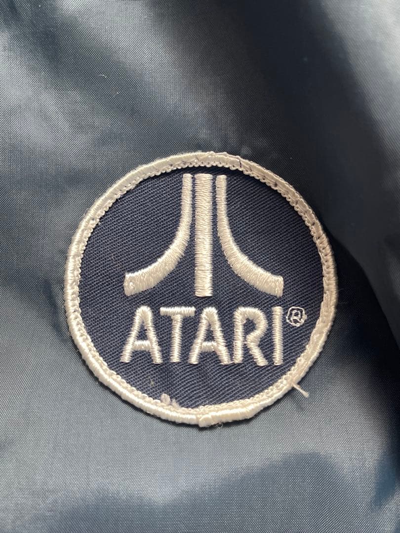 ATARI ナイロンジャケット ネイビー