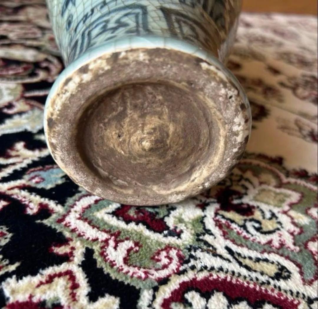 中国美しい 陶磁器 古美術 骨董品 美術 壺 花瓶 一輪挿し