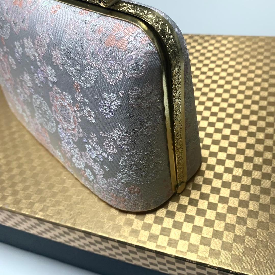 ◆うさうさ235◆新品　和装用バッグ草履のセット（ピンク・金色）