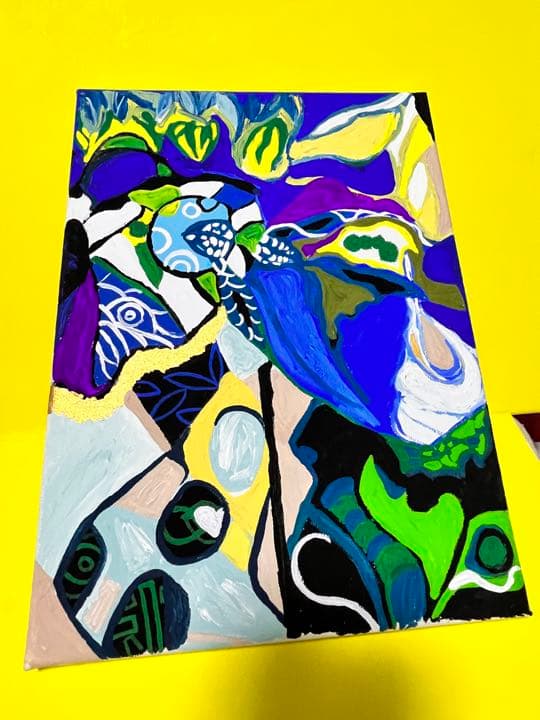 絵画　ANNA．Ｋ　魚