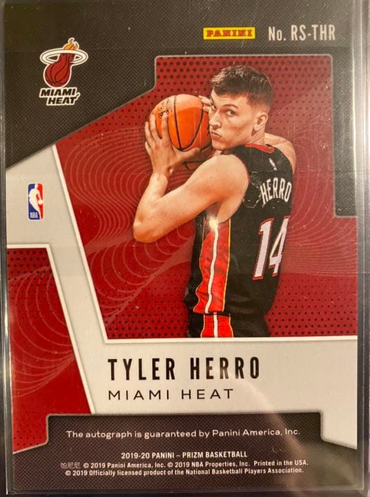 その他 Tyler Herro RC auto prizm