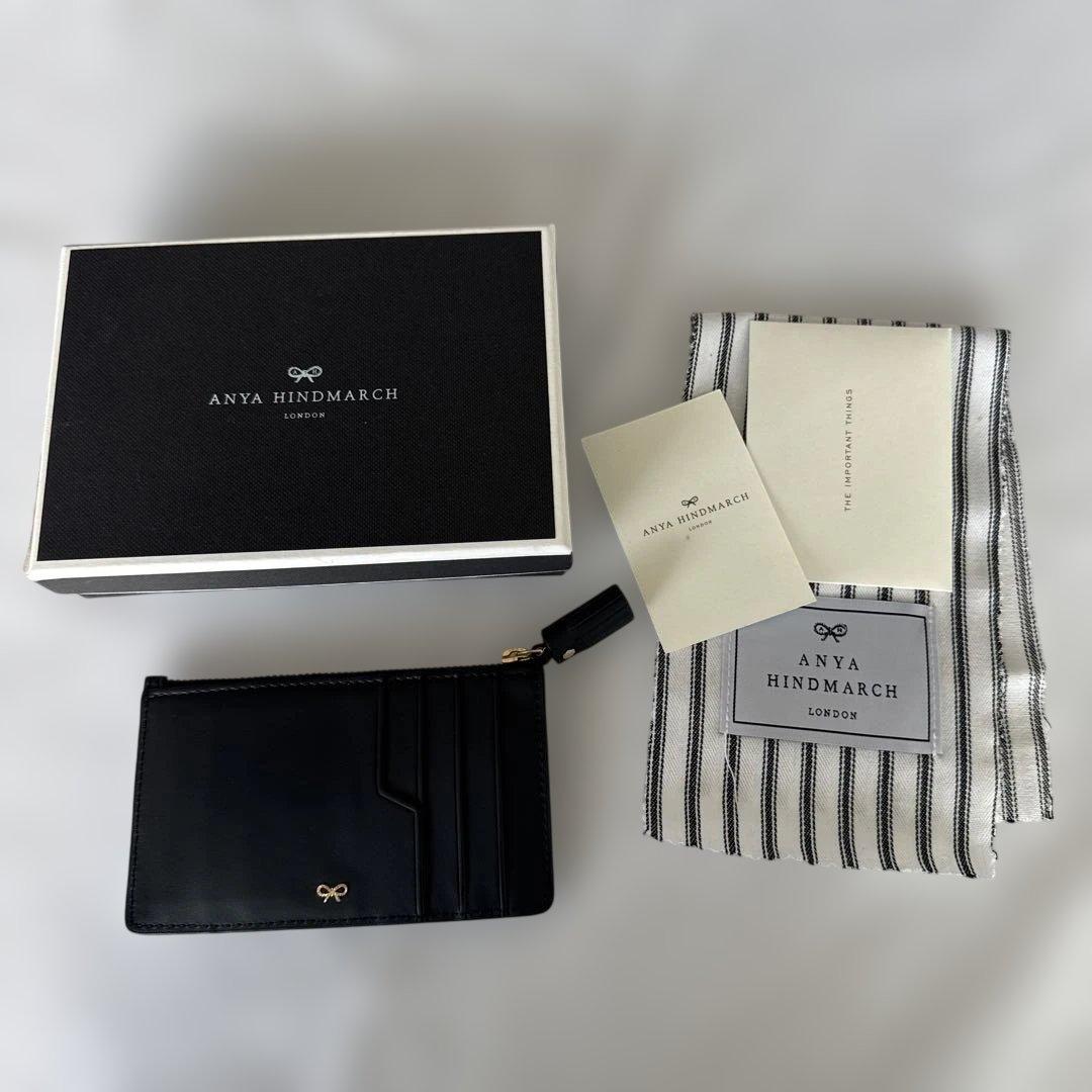ANYA HINDMARCHフラグメントケース 【新品未使用】ブラック