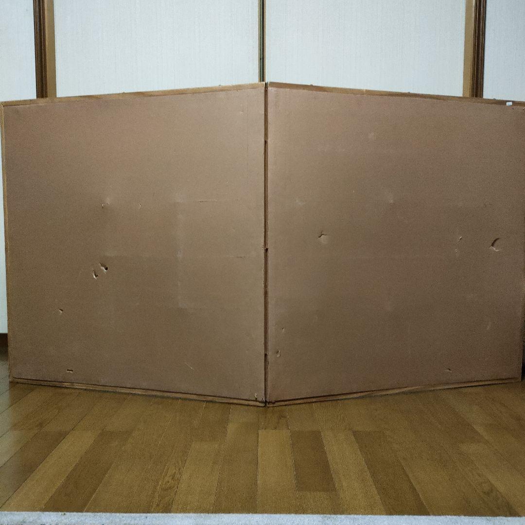 岡本一平（岡本太郎の父）　二つ折り屏風仕立て　直筆『杜甫の七言古詩　飲中八仙歌』