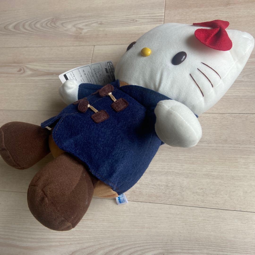 サンリオ　ハローキティ BIGぬいぐるみ　ダッフルコート　マスコット　平成レトロ