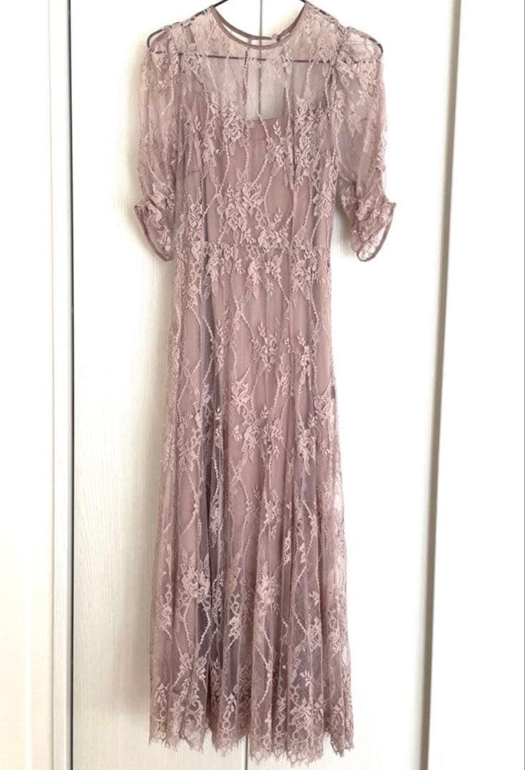 スナイデル バックデザインレースオケワンピース