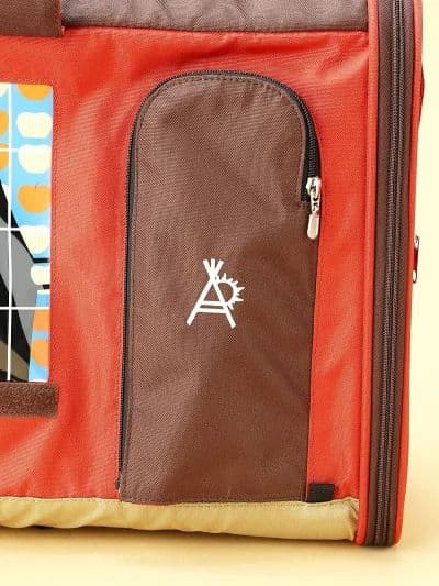 ブルー】go slow caravan レトロ テント ペットキャリーリュック